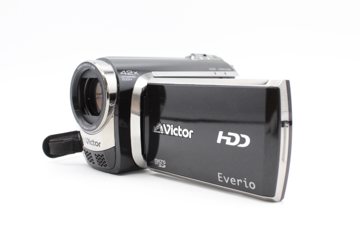 【美品】JVC KENWOOD ケンウッド ビクター 120GBハードディスクムービー クリアブラック GZ-MG880-B #LE2025696 - 画像 (3)