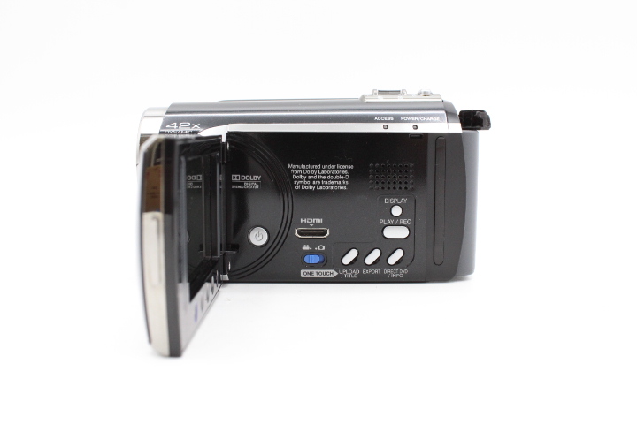 【美品】JVC KENWOOD ケンウッド ビクター 120GBハードディスクムービー クリアブラック GZ-MG880-B #LE2025696 - 画像 (4)