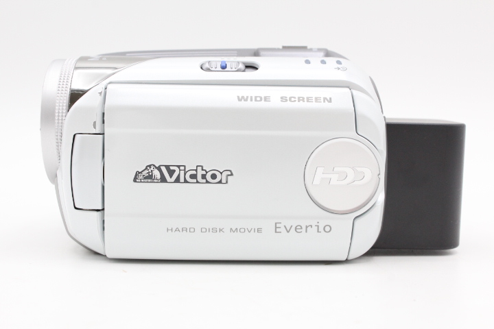 【良品】JVC KENWOOD ケンウッド ビクター Everio HDD20GB シルキーホワイト GZ-MG47-W #LE2025773 - 画像 (4)