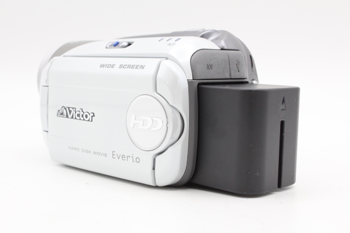【良品】JVC KENWOOD ケンウッド ビクター Everio HDD20GB シルキーホワイト GZ-MG47-W #LE2025773 - 画像 (5)