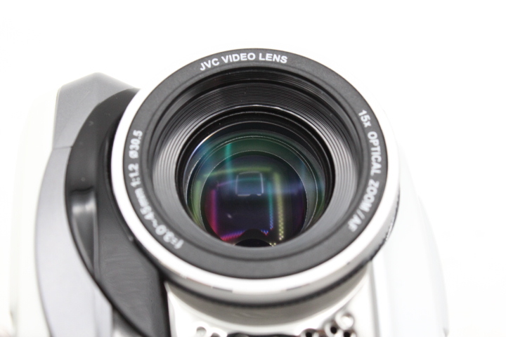 【良品】JVC KENWOOD ケンウッド ビクター Everio HDD20GB シルキーホワイト GZ-MG47-W #LE2025773 - 画像 (11)