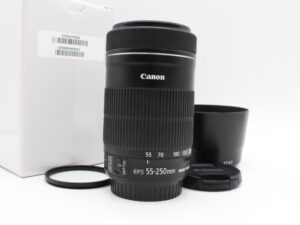 【美品】CANON キヤノン EF-S55-250mm F4-5.6 IS STM #LE2026060