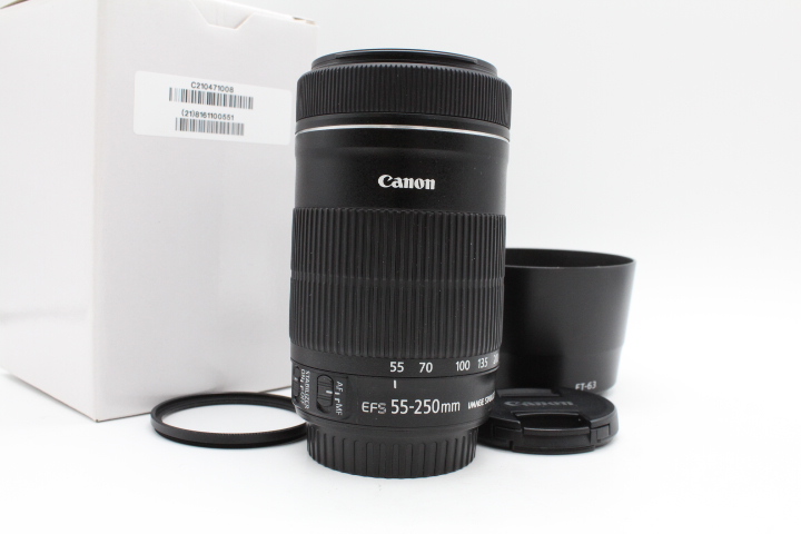 【美品】CANON キヤノン EF-S55-250mm F4-5.6 IS STM #LE2026060