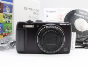 【良品】OLYMPUS オリンパス デジタルカメラ SH-21 ブラック 1600万画素 #LE2026038