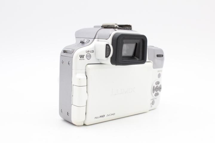 【良品】PANASONIC パナソニック ルミックス ミラーレス一眼カメラ/ボディ シェルホワイト DMC-G3-W #LE2026186 - 画像 (4)