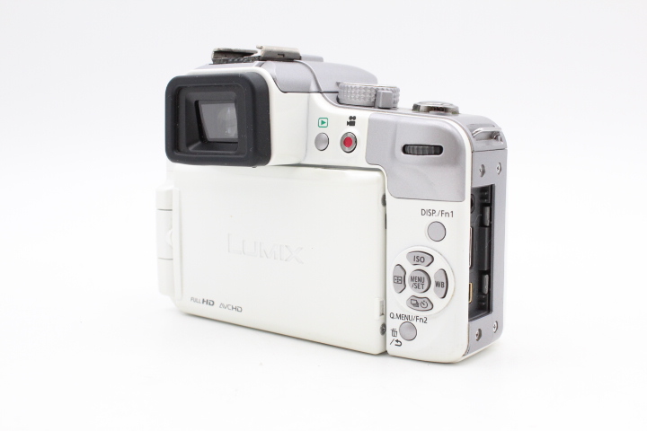 【良品】PANASONIC パナソニック ルミックス ミラーレス一眼カメラ/ボディ シェルホワイト DMC-G3-W #LE2026186 - 画像 (6)