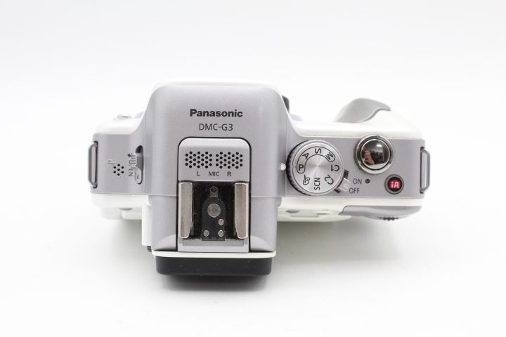 【良品】PANASONIC パナソニック ルミックス ミラーレス一眼カメラ/ボディ シェルホワイト DMC-G3-W #LE2026186 - 画像 (9)