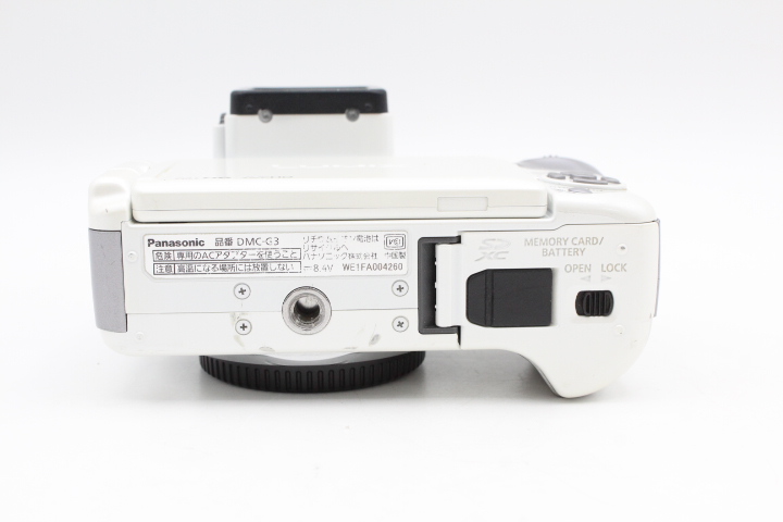 【良品】PANASONIC パナソニック ルミックス ミラーレス一眼カメラ/ボディ シェルホワイト DMC-G3-W #LE2026186 - 画像 (10)