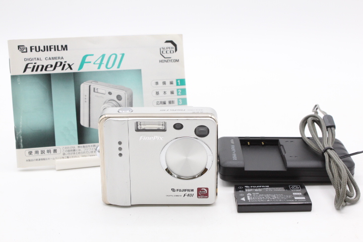 【良品】FUJIFILM 富士フイルム FinePix F401 2.1MP デジタルカメラ 光学3倍ズーム付き#LE2025699