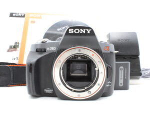 【美品】SONY ソニー デジタル一眼レフカメラ α380 (本体単品) ブラック DSLRA380 #LE2026322