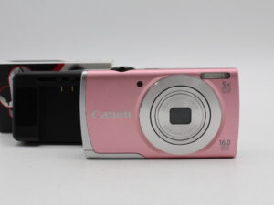 【美品】CANON キヤノン デジタルカメラ PowerShot A2600 約1600万画素 光学5倍ズーム ピンク PSA2600(PK) #LE2026089