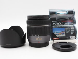 【良品】PANASONIC パナソニック LUMIX G VARIO 14-42mm F3.5-5.6 ASPH. MEGA O.I.S #LE20261861