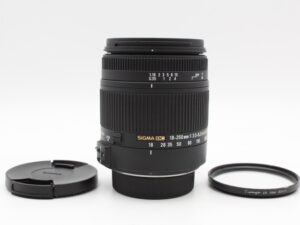 【良品】SIGMA シグマ 高倍率ズームレンズ 18-250mm F3.5-6.3 DC MACRO OS HSM ニコン用 #LE2026294