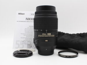 【良品】NIKON ニコン 望遠ズームレンズ AF-S DX NIKKOR 55-300mm f/4.5-5.6G ED VR #LE2026293