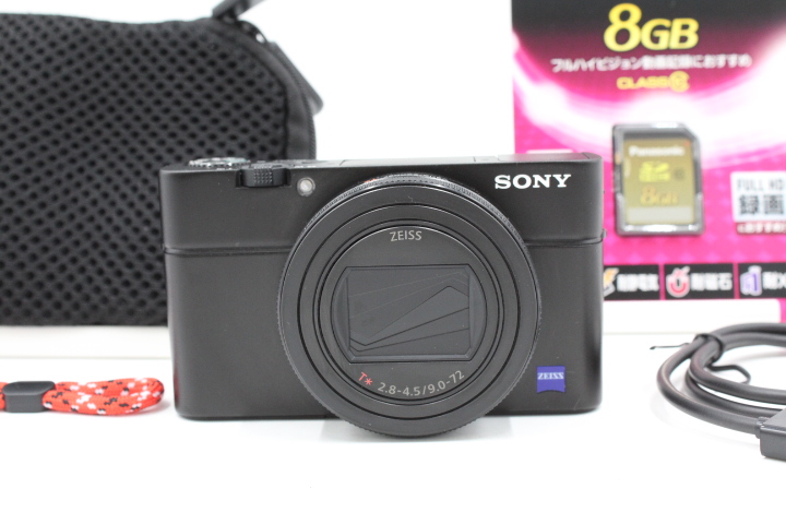 【美品】SONY ソニー コンパクトデジタルカメラ Cyber-shot RX100VII ボディ ブラック DSC-RX100M7#LE2026564
