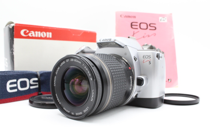 【良品】CANON キヤノン EOS Kiss 5 シルバー レンズキット #LE2026648