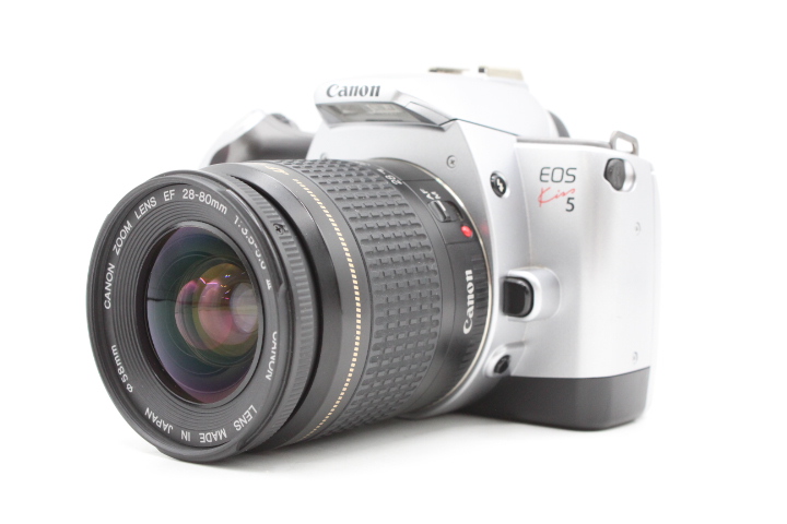 【良品】CANON キヤノン EOS Kiss 5 シルバー レンズキット #LE2026648 - 画像 (3)