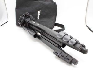 【美品】VELBON ベルボン ファミリー三脚 EX-440 4段 レバーロック 全高153cm 脚径20mm #LE2026852