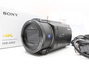 【美品】SONY ソニー 4K ビデオカメラ FDR-AX60 ブラック #LE2026671