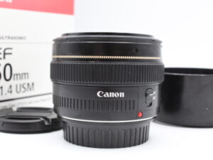 【良品】CANON キヤノン 単焦点レンズ EF50mm F1.4 USM フルサイズ対応 #LE2026969