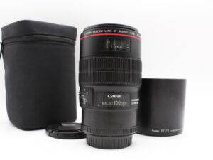 【良品】CANON キヤノン EFレンズ EF100mm F2.8L マクロ IS USM マクロレンズ #LE2026970