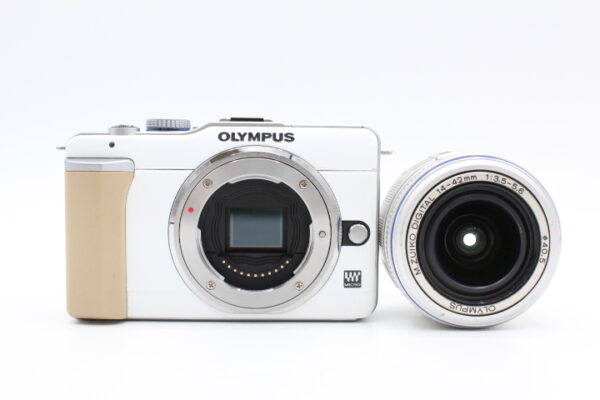 良品】OLYMPUS オリンパス PEN E-PL1レンズキット ホワイト E-PL1 LKIT
