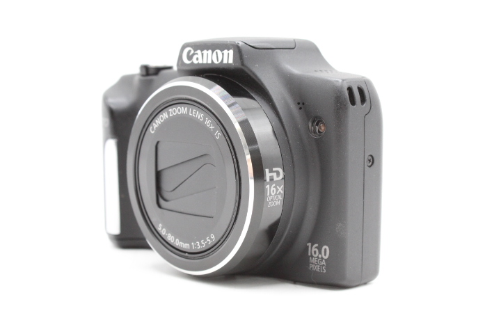 【美品】CANON キヤノン デジタルカメラ PowerShot SX170 広角28mm 光学16倍ズーム ブラック PSSX170IS #LE2027173 - 画像 (2)