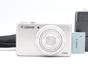 【良品】CANON キヤノン PowerShot S120(シルバー) F値1.8 広角24mm #LE2027622