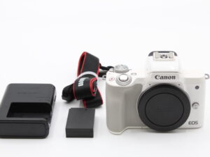 【良品】Canon キヤノン ミラーレス一眼カメラ EOS Kiss M ボディー ホワイト#LE2027870