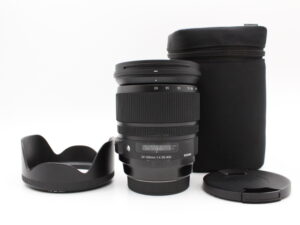 【美品】SIGMA シグマ レンズ 24-105mm F4 DG OS HSM Canon キヤノン EFマウント ズーム 標準 フルサイズ 一眼レフ用 Art #LE2027952