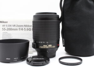 【良品】Nikon ニコン 望遠ズームレンズ AF-S DX VR Zoom Nikkor 55-200mm f/4-5.6G IF-ED ニコンDXフォーマット専用 #LE2027929