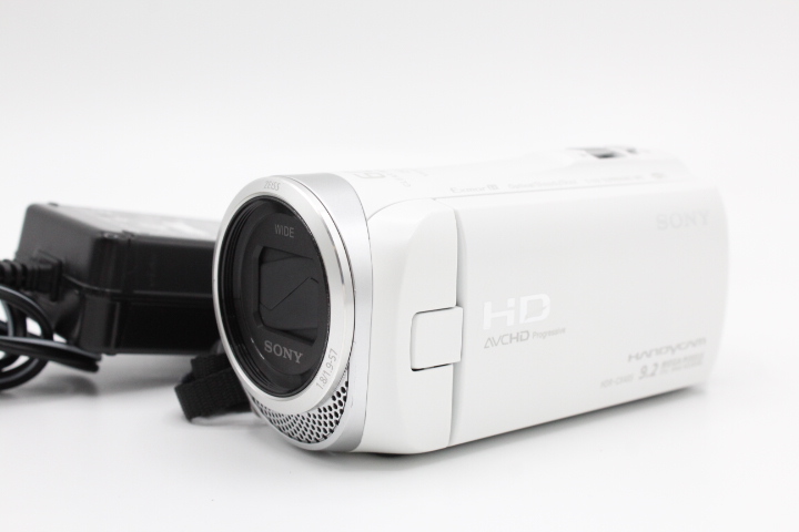 【美品】SONY ソニー ビデオカメラ HDR-CX485 32GB 光学30倍 ホワイト Handycam HDR-CX485 WC #LE2028127