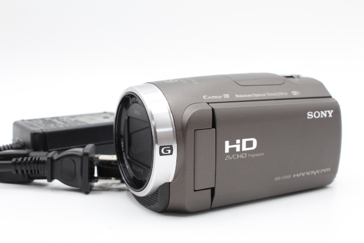 【美品】SONY ソニー ビデオカメラ Handycam 光学30倍 内蔵メモリー64GB ブロンズブラウンHDR-CX680 TI #LE2028128