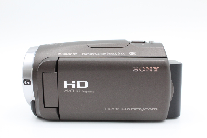 【美品】SONY ソニー ビデオカメラ Handycam 光学30倍 内蔵メモリー64GB ブロンズブラウンHDR-CX680 TI #LE2028128 - 画像 (2)