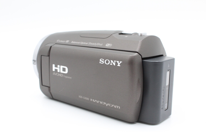 【美品】SONY ソニー ビデオカメラ Handycam 光学30倍 内蔵メモリー64GB ブロンズブラウンHDR-CX680 TI #LE2028128 - 画像 (3)