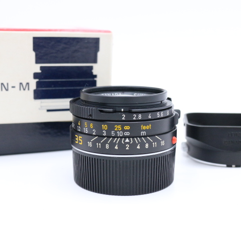 【美品】LEICA ライカ SUMMICRON-M 35mm f/2 E39 第4世代 7枚玉 ブラック 元箱付き #LE20271202