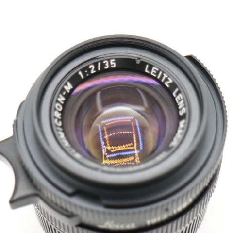 【美品】LEICA ライカ SUMMICRON-M 35mm f/2 E39 第4世代 7枚玉 ブラック 元箱付き #LE20271202 - 画像 (7)