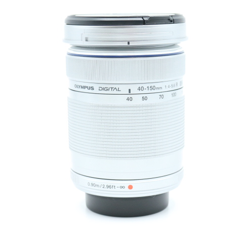 【良品】OLYMPUS オリンパス 望遠ズームレンズ M.ZUIKO DIGITAL 40-150mm F4.0-5.6 R シルバー LE2028780
