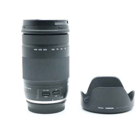 【良品】TAMRON タムロン 高倍率ズームレンズ 18-400mm F3.5-6.3 DiII VC HLD キヤノン用 APS-C専用 B028E #LE2028148
