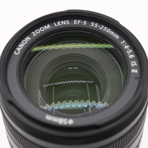 【良品】CANON キヤノン EF-S55-250mm F4-5.6 IS II LE2028844 - 画像 (3)