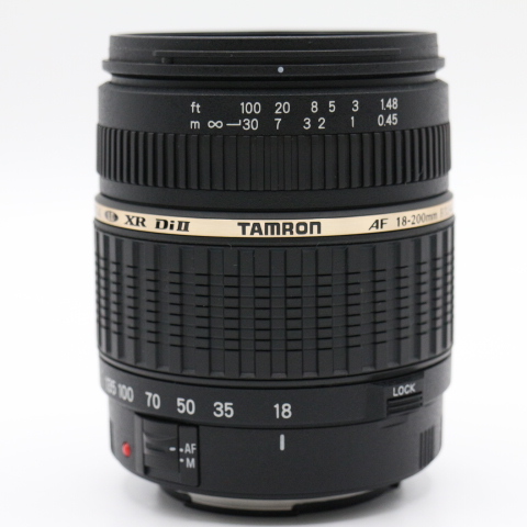 【良品】TAMRON タムロン AF18-200mm F3.5-6.3 XR DiII キヤノン用 APS-C専用 A14E #LE2028845 - 画像 (2)