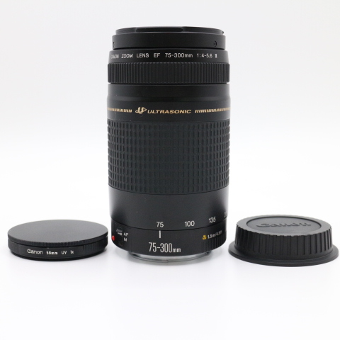 【良品】 Canon キヤノン ズームレンズ EF 75-300mm F4-5.6 Ⅱ USM #LE2028846
