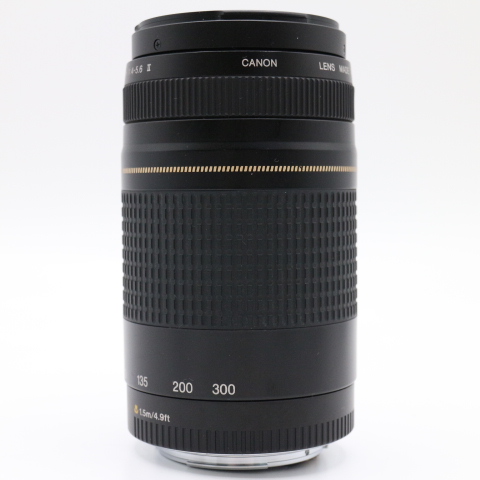 【良品】 Canon キヤノン ズームレンズ EF 75-300mm F4-5.6 Ⅱ USM #LE2028846 - 画像 (5)