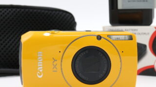 良品】Canon キヤノン IXY 30S イエロー コンパクトデジタルカメラ