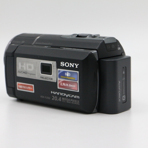 【良品】 Sony ソニー HANDYCAM HDR-PJ590V 12x バッテリー付き デジタルビデオカメラ #LE2028891 - 画像 (5)