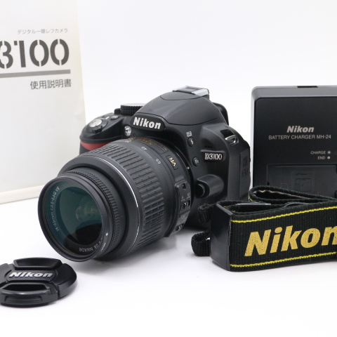 【良品】NIKON ニコン デジタル一眼レフカメラ D3100 レンズキット D3100LK LE2028527