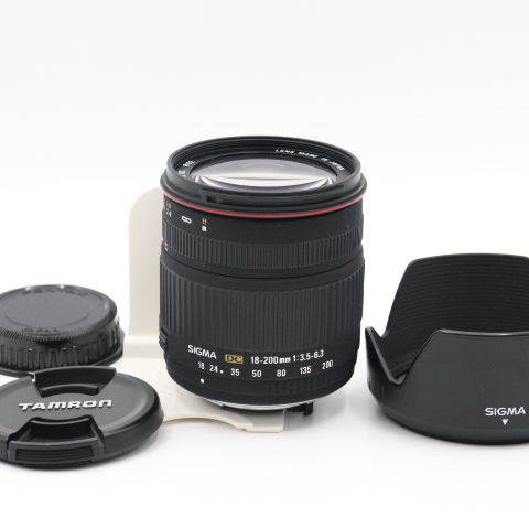 【良品】SIGMA シグマ 18-200mm F3.5-6.3 DC デジタル専用 ペンタックス用 LE2028394