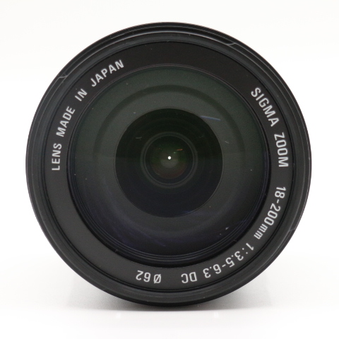 【良品】SIGMA シグマ 18-200mm F3.5-6.3 DC デジタル専用 ペンタックス用 LE2028394 - 画像 (11)