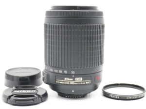 【良品】NIKON ニコン AF-S DX VR Zoom Nikkor 55-200mm f/4-5.6G IF-ED Fマウント #LE2025962
