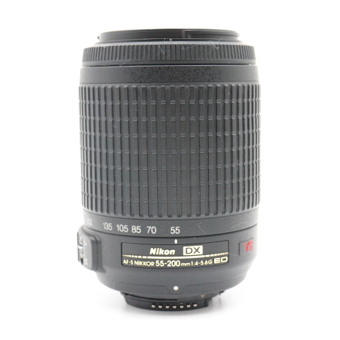 【良品】NIKON ニコン AF-S DX VR Zoom Nikkor 55-200mm f/4-5.6G IF-ED Fマウント #LE2025962 - 画像 (2)